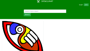 openclipart圖庫：Knife (Cuchillo de pedernal, Tecpatl)縮圖