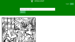 openclipart圖庫：Kissing Her Hand-資源代表圖