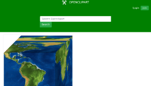 openclipart圖庫：Earth Cube-資源代表圖