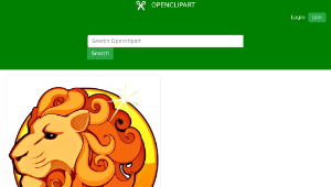 openclipart圖庫：Leo 2 (isolated)縮圖