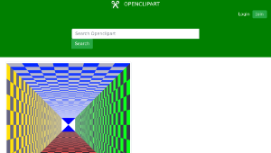 openclipart圖庫：1 point perspective縮圖