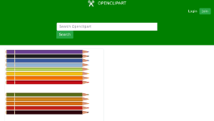 openclipart圖庫：Lapices de colores-資源代表圖