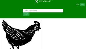 openclipart圖庫：Chicken縮圖