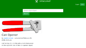 openclipart圖庫：Can Opener