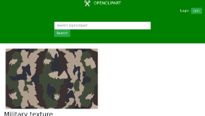 openclipart圖庫：Military texture -資源代表圖