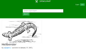 openclipart圖庫：Hellbender-資源代表圖