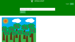 openclipart圖庫：Apple Trees縮圖