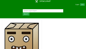 openclipart圖庫：paper box head 3-資源代表圖
