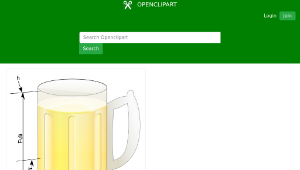 openclipart圖庫：bier-資源代表圖