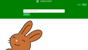openclipart圖庫：Braun rabbit縮圖