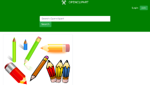 openclipart圖庫：Pencils-資源代表圖