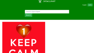 openclipart圖庫：Keep Calm And Thank God-資源代表圖