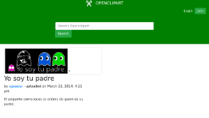 openclipart圖庫：Yo soy tu padre-資源代表圖