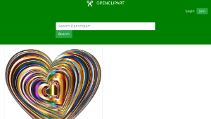 openclipart圖庫：Hearts In Heart Twist 2-資源代表圖