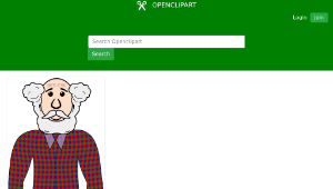 openclipart圖庫：Grandpa縮圖