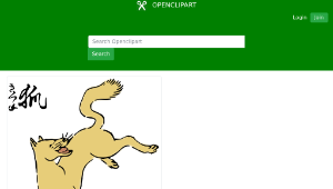 openclipart圖庫：Fox-資源代表圖