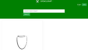 openclipart圖庫：wine glass縮圖