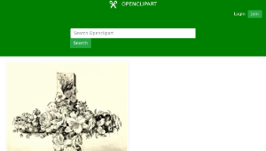 openclipart圖庫：Floral Easter Cross-資源代表圖