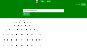 openclipart圖庫：Low Density Dots Sphere-資源代表圖
