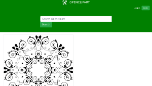 openclipart圖庫：Paisley Design 2縮圖