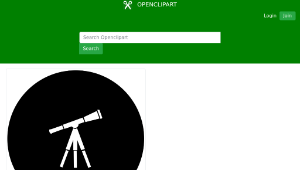 openclipart圖庫：Never Stop Searching-資源代表圖