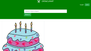 openclipart圖庫：Sweet Cake-資源代表圖