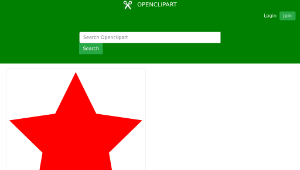 openclipart圖庫：simple red star-資源代表圖