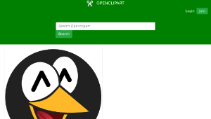 openclipart圖庫：Penguin Smiley縮圖