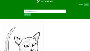 openclipart圖庫：Cat縮圖