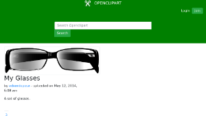 openclipart圖庫：My Glasses縮圖