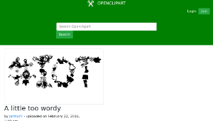 openclipart圖庫：A little too wordy-資源代表圖