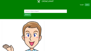 openclipart圖庫：Business man - guide-資源代表圖