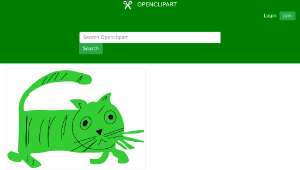 openclipart圖庫：Yebansky Cat縮圖