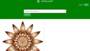 openclipart圖庫：Chromatic Flower 10 No Background-資源代表圖