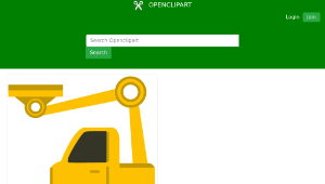 openclipart圖庫：Crane Truck縮圖