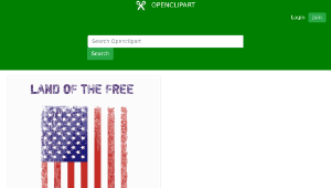 openclipart圖庫：freedom flag-資源代表圖