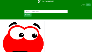 openclipart圖庫：Blob doubting縮圖