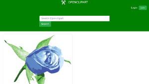 openclipart圖庫：Raseone Rose Blue-資源代表圖