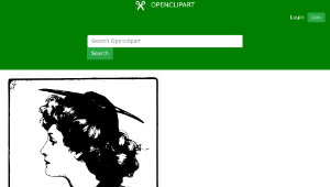 openclipart圖庫：Side of Face縮圖