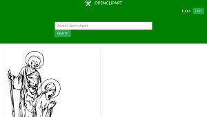 openclipart圖庫：Classic Nativity-資源代表圖