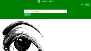 openclipart圖庫：Crying Eye-資源代表圖
