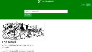 openclipart圖庫：The News-資源代表圖