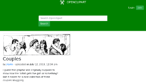 openclipart圖庫：Couples-資源代表圖