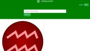 openclipart圖庫：Aquarius symbol-資源代表圖