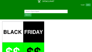 openclipart圖庫：Black Friday-資源代表圖