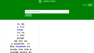 openclipart圖庫：Absolut Freedom縮圖