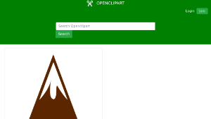 openclipart圖庫：Mountain-資源代表圖