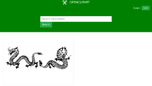 openclipart圖庫：dragons縮圖