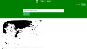 openclipart圖庫：Big smear縮圖