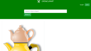 openclipart圖庫：shiny teapot縮圖